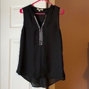 Ya Los Angeles Small Black Sleeveless Top